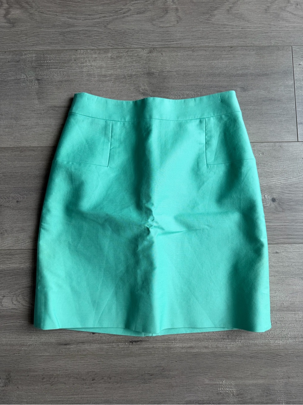 J. Crew Mint Green Cotton Blend Mini Skirt - size 00